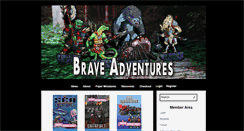 Desktop Screenshot of braveadventures.com